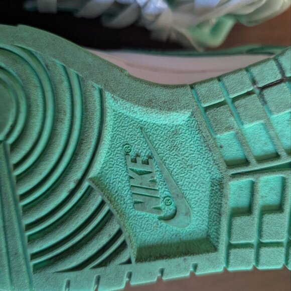 Nike Women's Aqua and White Sneakers - Picture 9 of 9